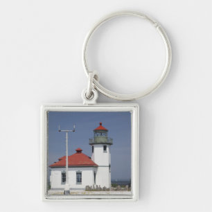 USA, Washington, Seattle, Alki Point Lighthouse, 2 Key Ring