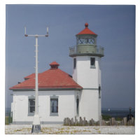 USA, Washington, Seattle, Alki Point Lighthouse, 2