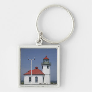 USA, Washington, Seattle, Alki Point Lighthouse, Key Ring