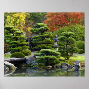 USA, Washington, Seattle, Arboretum, Japanese Poster