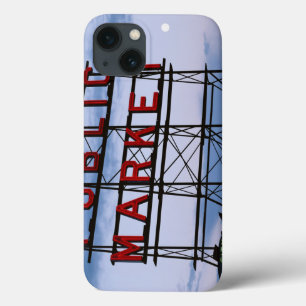 USA, Washington, Seattle, Pike Street Market iPhone 13 Case