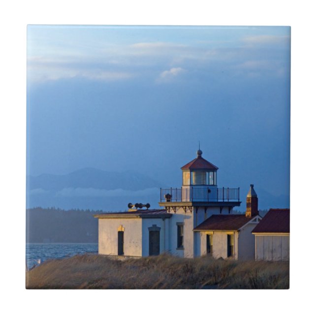 USA, Washington, Seattle, Puget Sound Ceramic Tile (Front)