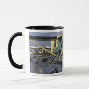 USA, Washington, Seattle, Seaplanes docked on Mug
