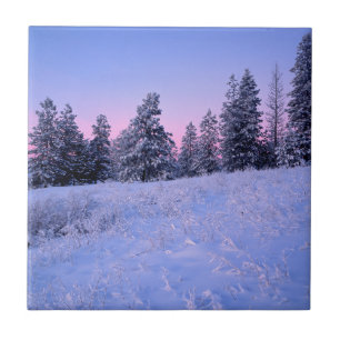 USA, Washington, Spokane County, Browne Mountain Ceramic Tile