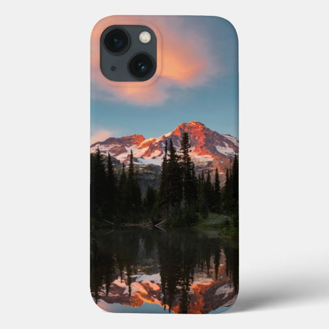 USA, Washington State. Mt. Rainier Reflected Case-Mate iPhone Case (Back)