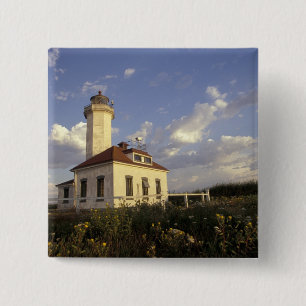 USA, Washington State, near Port Townsend. Port 15 Cm Square Badge