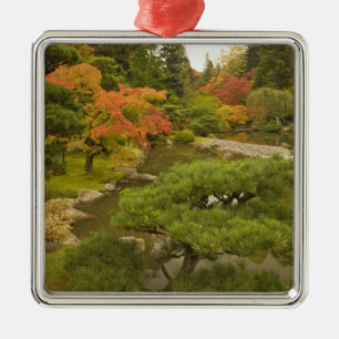 USA, Washington State, Seattle. Japanese Metal Ornament