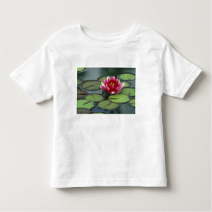 USA, Washington State, Seattle. Water lily and Toddler T-Shirt