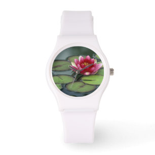 USA, Washington State, Seattle. Water lily and Watch