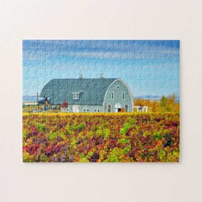 USA, Washington, Walla Walla. Garrison Creek Jigsaw Puzzle (Horizontal)