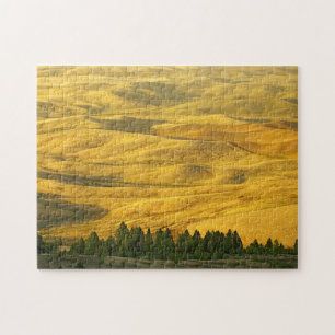 USA, Washington, Whitman County, Palouse, Wheat Jigsaw Puzzle