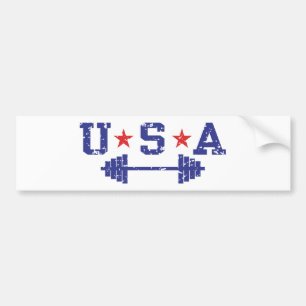 USA Weightlifting Bumper Sticker