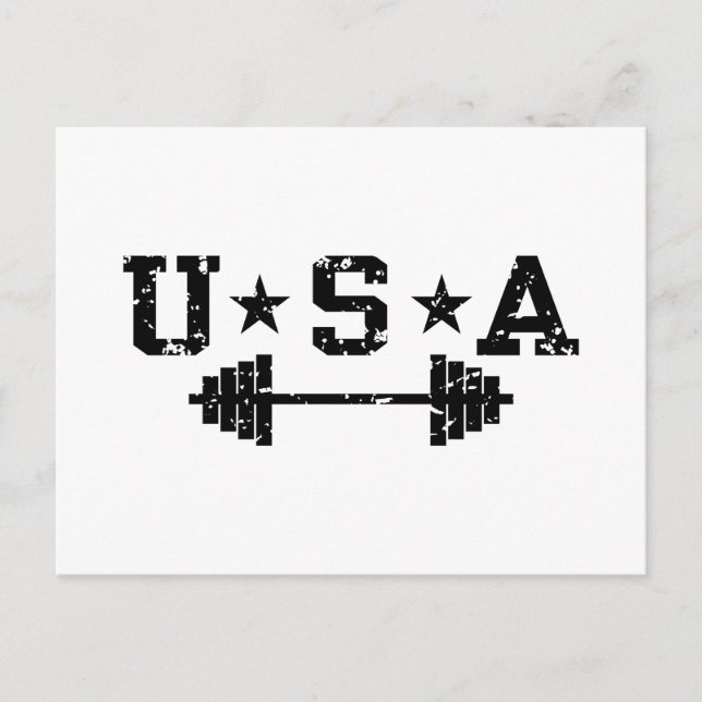 USA Weightlifting Postcard (Front)