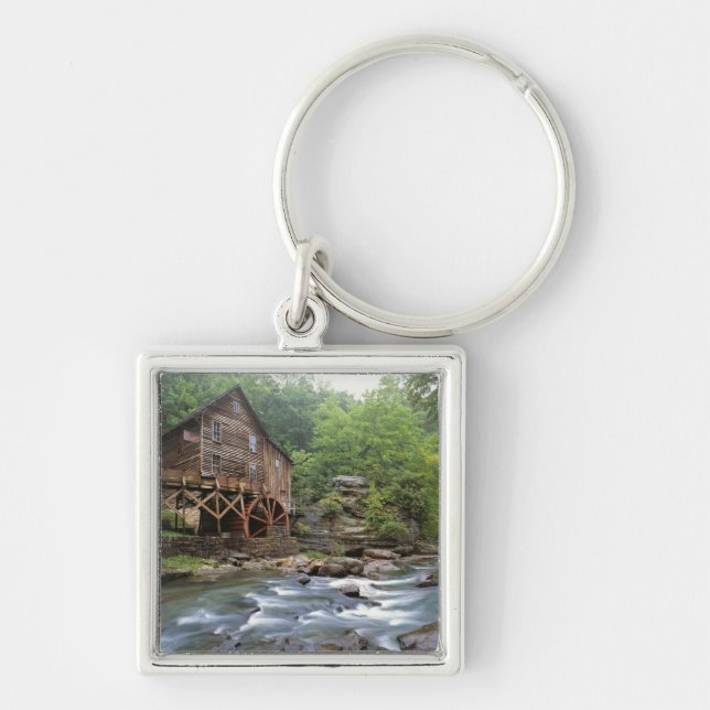 USA, West Virginia, Babcock SP. Rustic Glade Key Ring (Front)