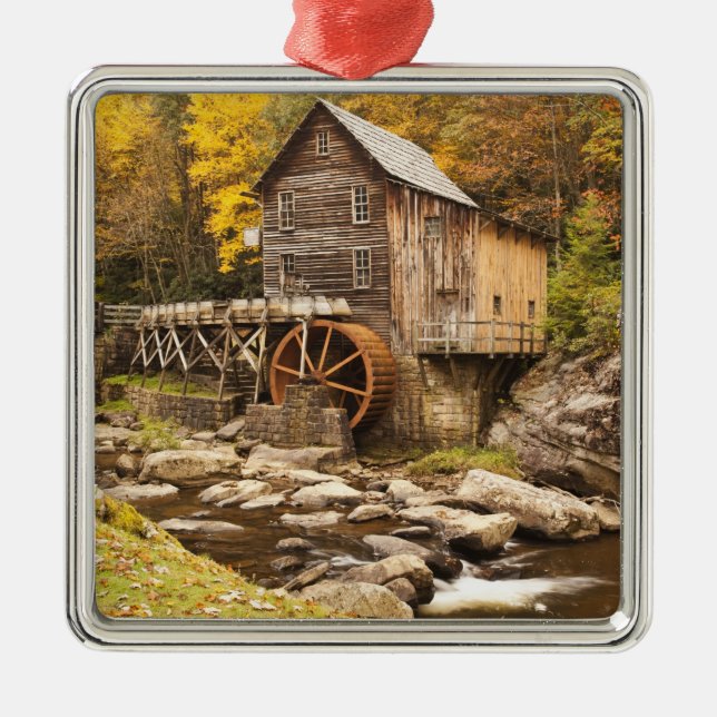 USA, West Virginia, Clifftop. Babcock State 2 Metal Ornament (Front)