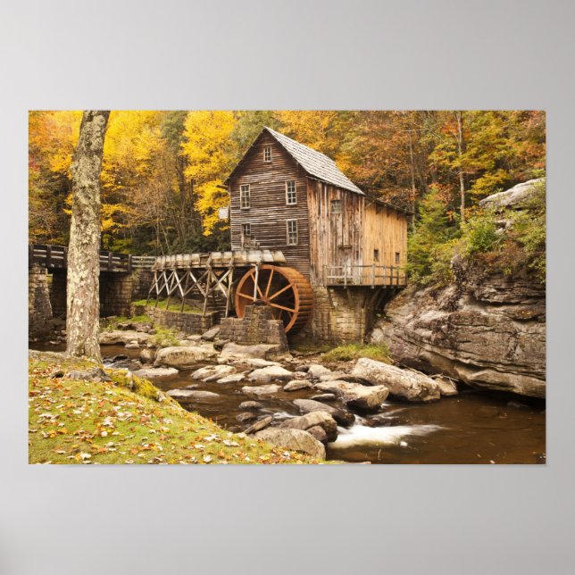 USA, West Virginia, Clifftop. Babcock State 2 Poster (Front)