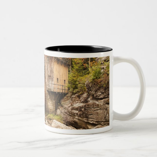 USA, West Virginia, Clifftop. Babcock State 2 Two-Tone Coffee Mug (Right)