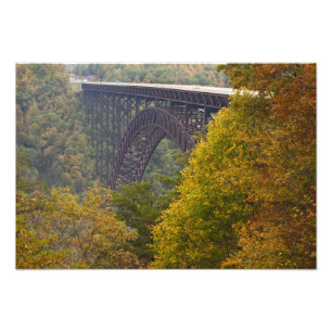 USA, West Virginia, Fayetteville. New River Photo Print