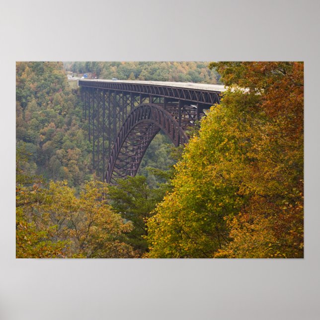 USA, West Virginia, Fayetteville. New River Poster (Front)