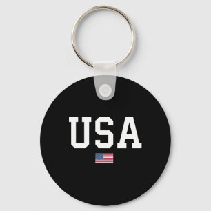 Usa Women Men Kids American Flag Patriotic 4th Of Key Ring