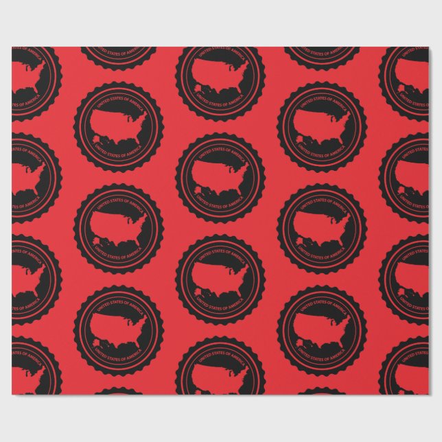 USA WRAPPING PAPER (Flat)