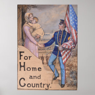 USA WWI Propaganda Poster