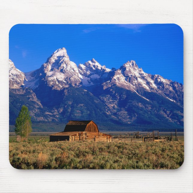 USA, Wyoming, Grand Teton National Park, Morning Mouse Pad (Front)