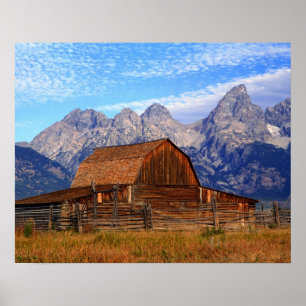 USA, Wyoming, Grand Teton National Park. Poster