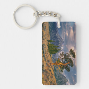 USA, Wyoming, Grand Teton NP. Sunrise greets a Key Ring