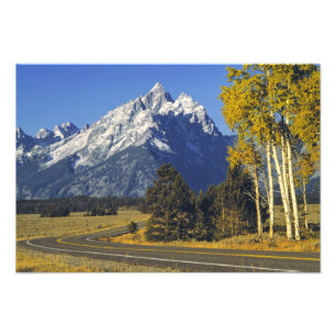 USA, Wyoming, Grand Teton NP. Teton Parkway Photo Print