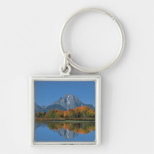 USA, Wyoming, Grand Tetons National Park in 4 Key Ring