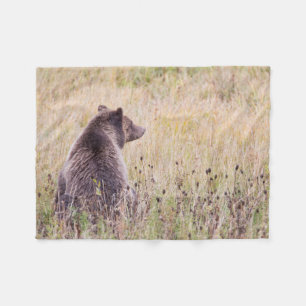 USA, Wyoming, Yellowstone National Park, Grizzly 2 Fleece Blanket