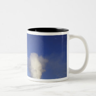 USA, Wyoming. Yellowstone National Park. Old Two-Tone Coffee Mug