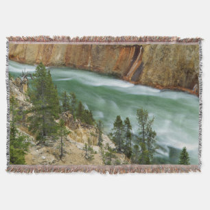 USA, Wyoming, Yellowstone National Park Throw Blanket