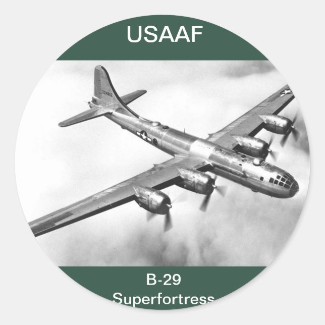 USAAF B-29 Superfortress Sticker (Front)