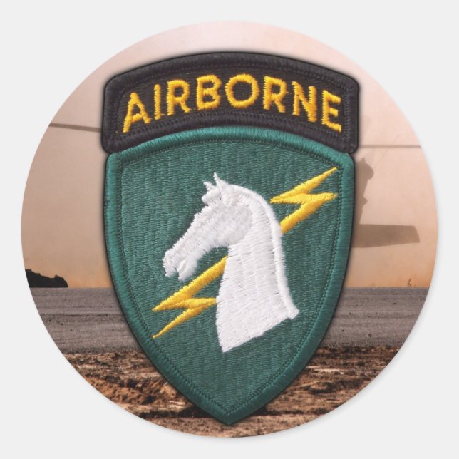 USACAPOC(A) 1st Special Ops patch Sticker (Front)