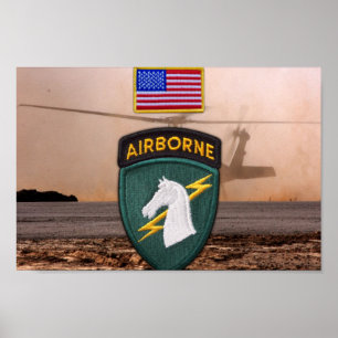 USACAPOC(A) 1st Special Ops Vets Patch Poster