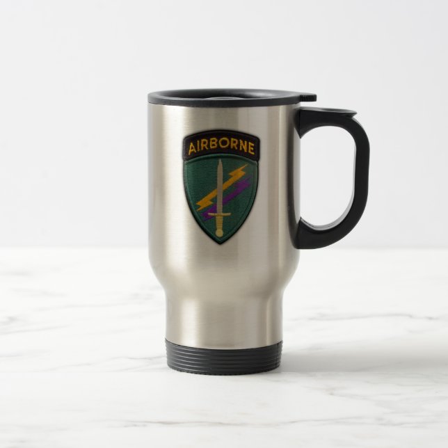 USACAPOC(A) special ops civil affairs veterans vet Travel Mug (Right)