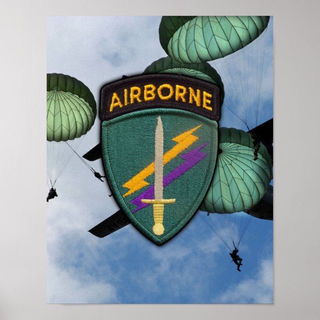 USACAPOC Special Ops Civil Affairs Patch Print (Front)