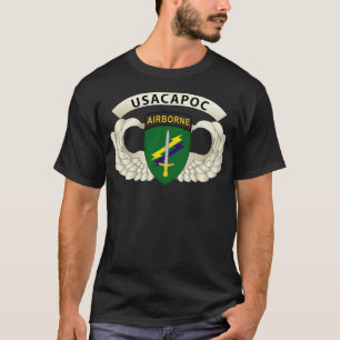 USACAPOC Wings with Wing Tab T-Shirt