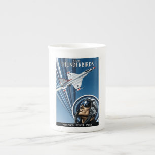 USAF Art Deco Bone China Mug