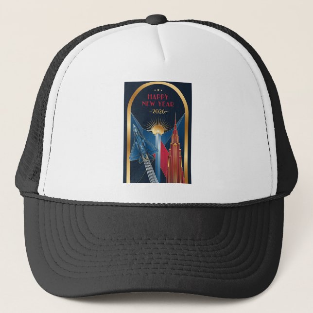 USAF Art Deco New Year Edition Trucker Hat (Front)