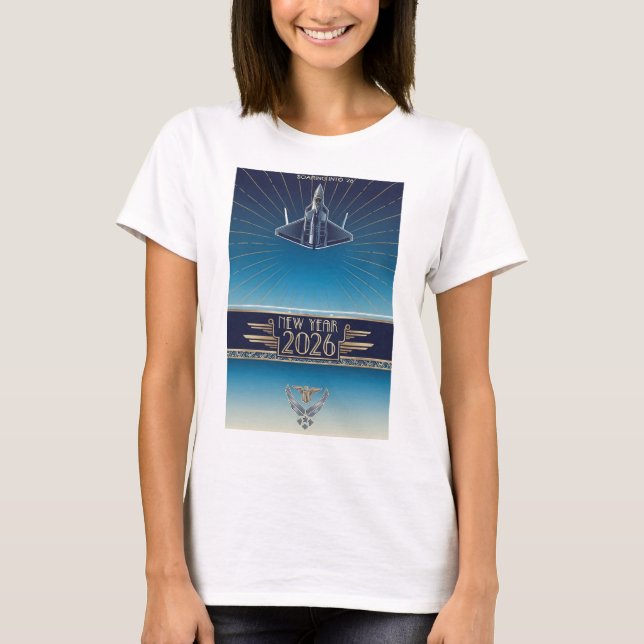 USAF Art Deco New Year T-Shirt (Front)