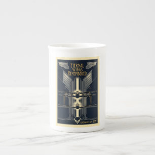 USAF Art Deco Remembrance Day Edition Bone China Mug