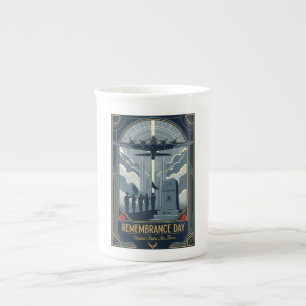 USAF Art Deco Remembrance Day Edition Bone China Mug