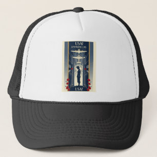 USAF Art Deco Remembrance Day Edition Trucker Hat