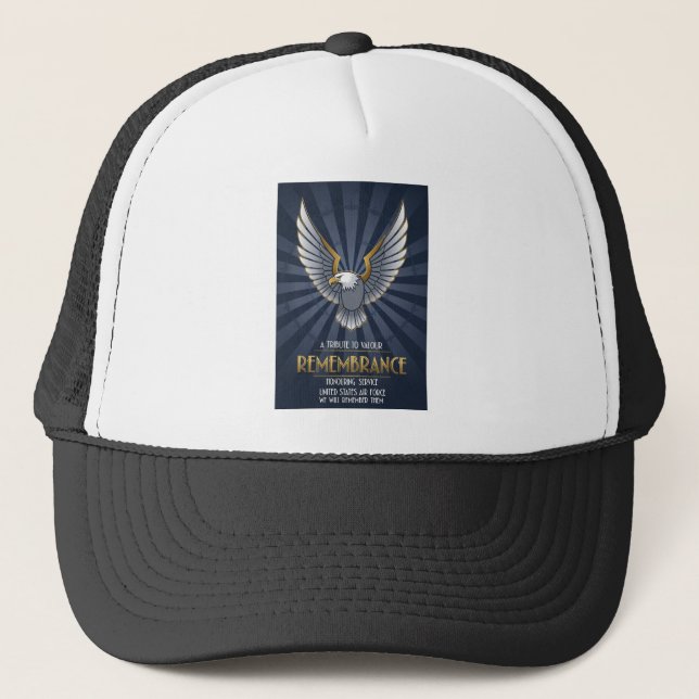 USAF Art Deco Remembrance Day Edition Trucker Hat (Front)