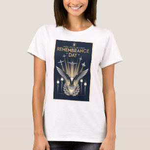 USAF Art Deco Remembrance Day T-Shirt