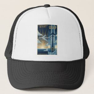 USAF Art Deco Trucker Hat