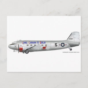 USAF C-47 Skytrain (Berlin Airlift) Postcard
